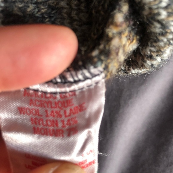 Vintage Wool Mohair Blend Button Up Cozy Sweater Vest Medium - Picture 9 of 9